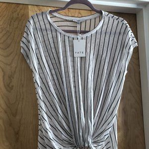Fate SS Sweater Knit Top Size S NWT